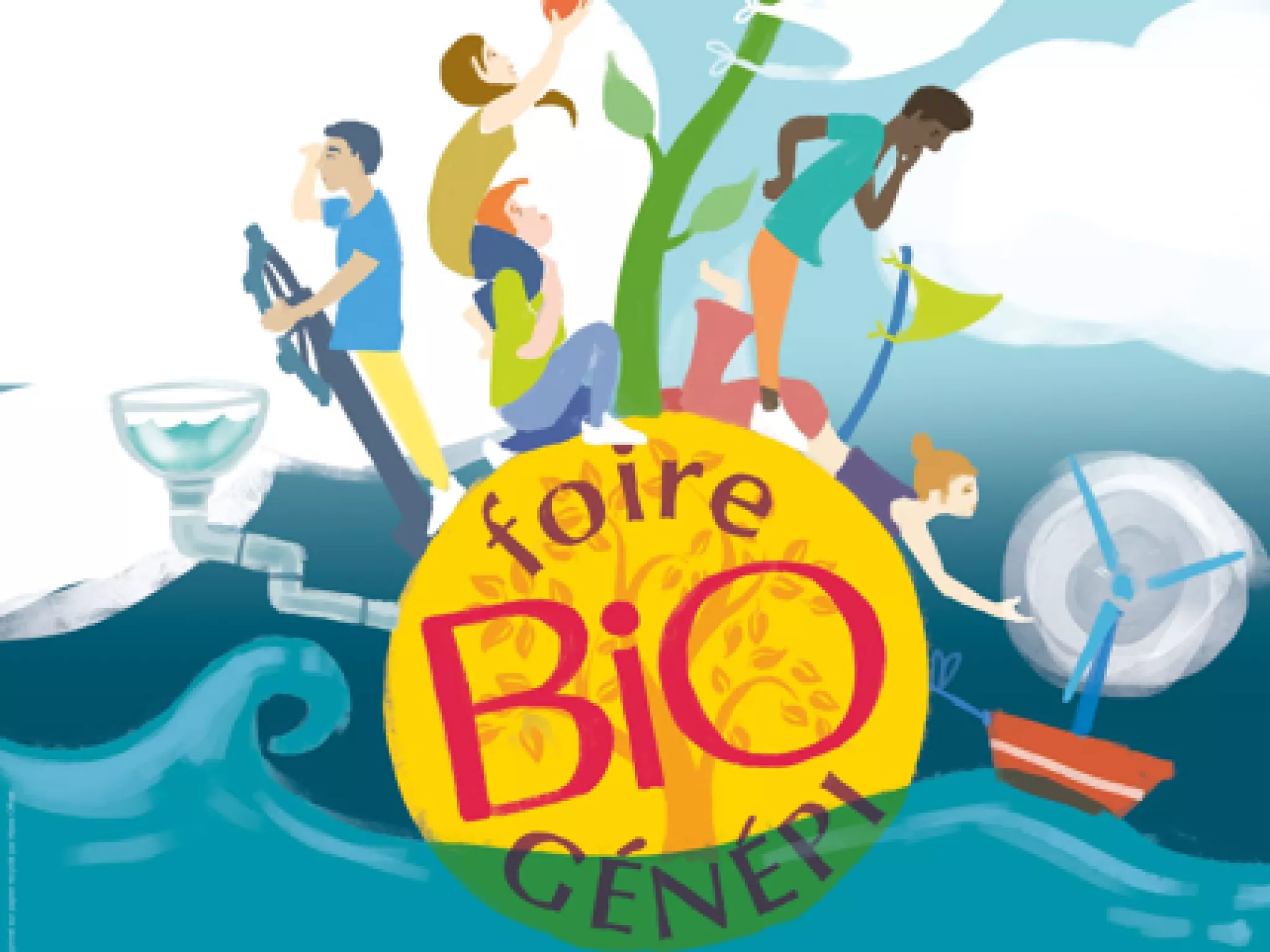 Affiche Foire bion génépi