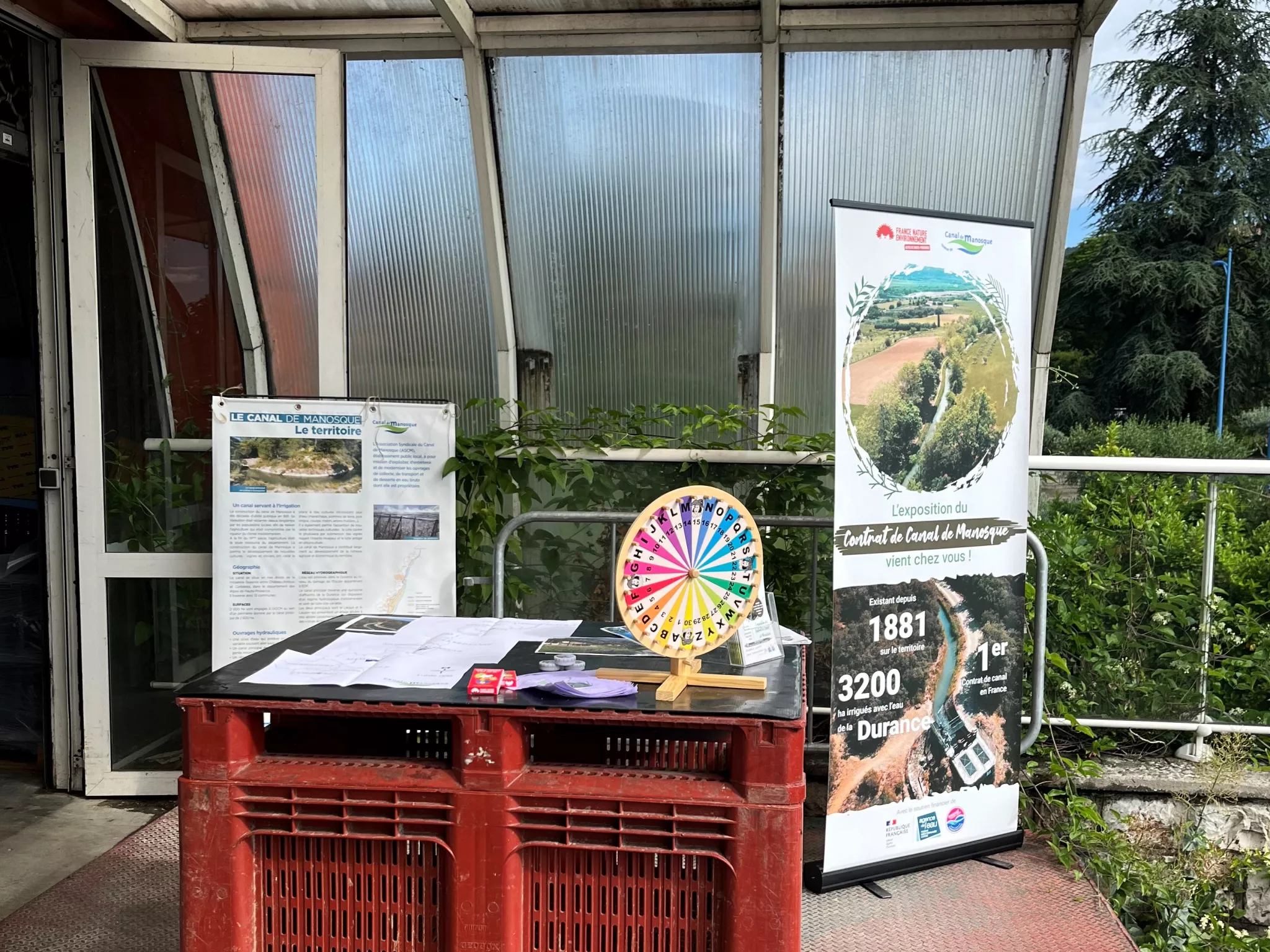 L'exposition Canal de Manosque au Moulin de l'Olivette