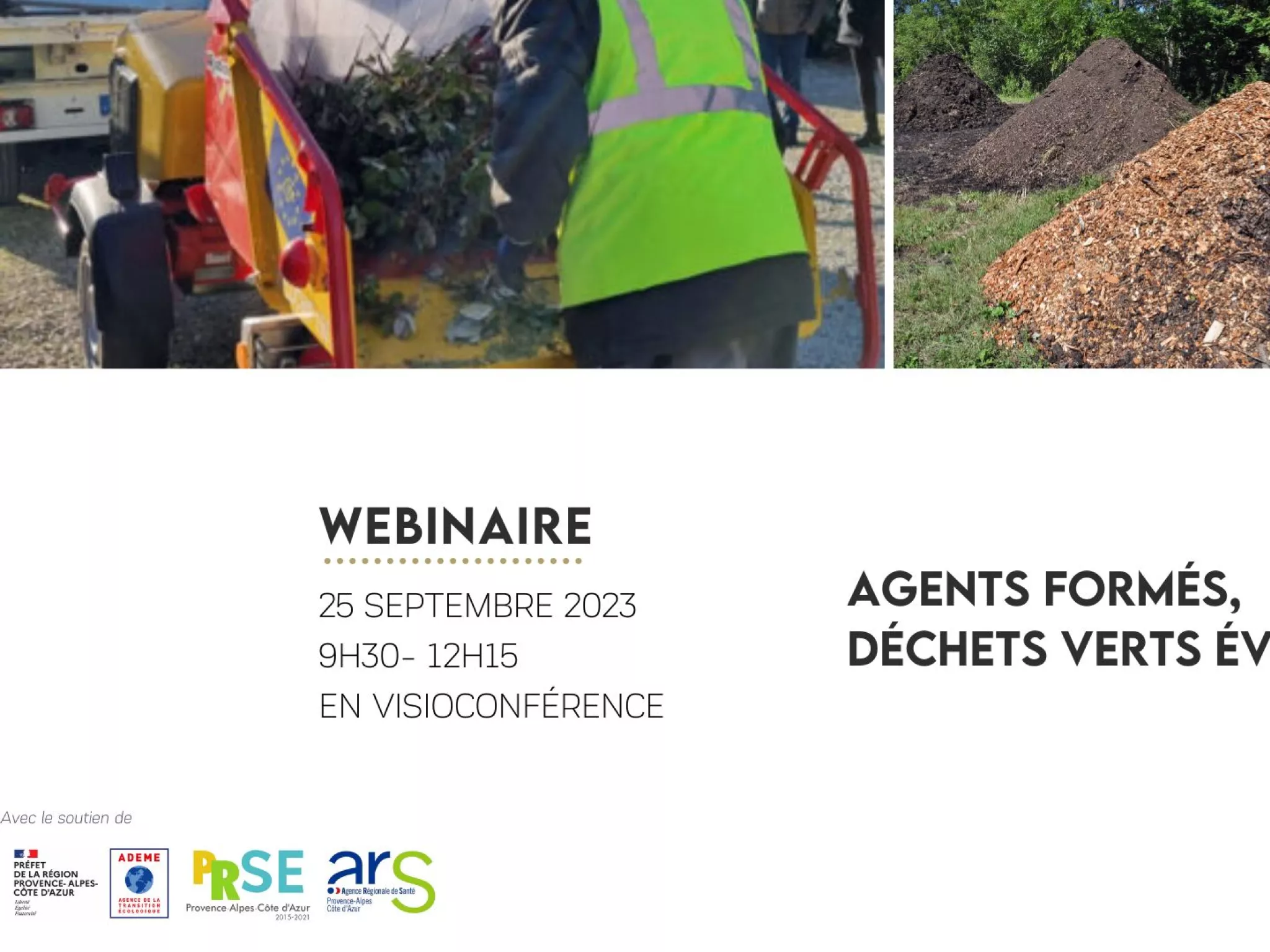 Webinaire déchets verts Webinaire retour d'expérience formation déchets verts