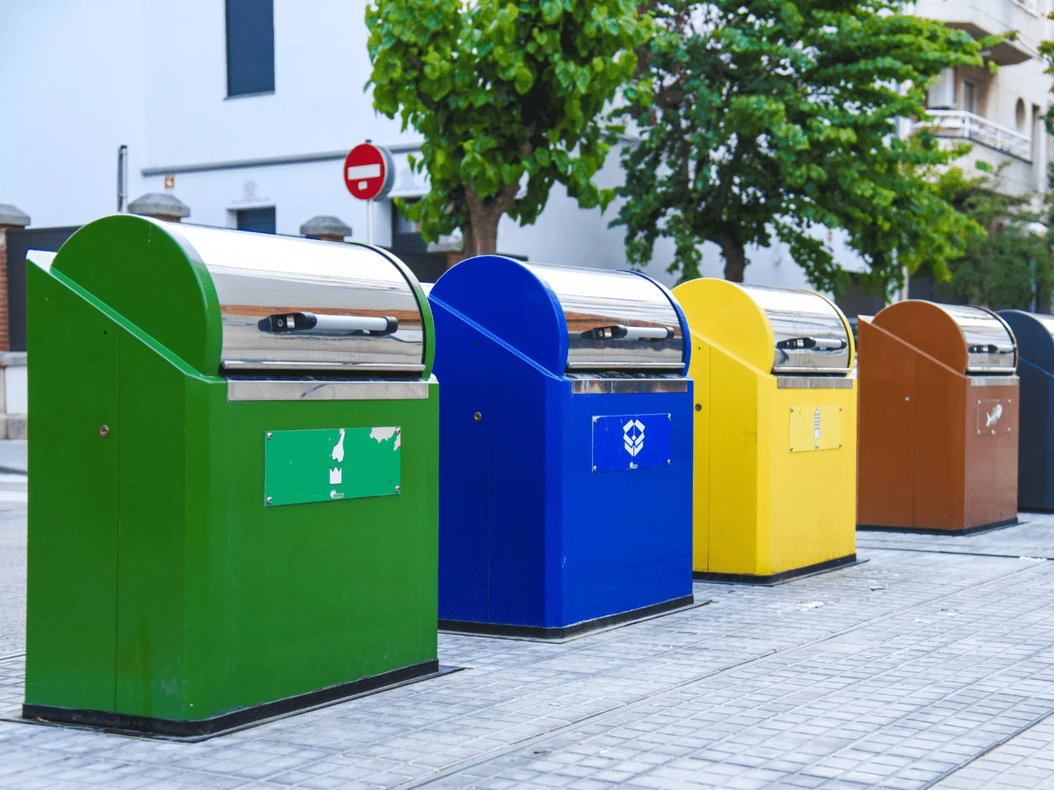 Poubelles de tri