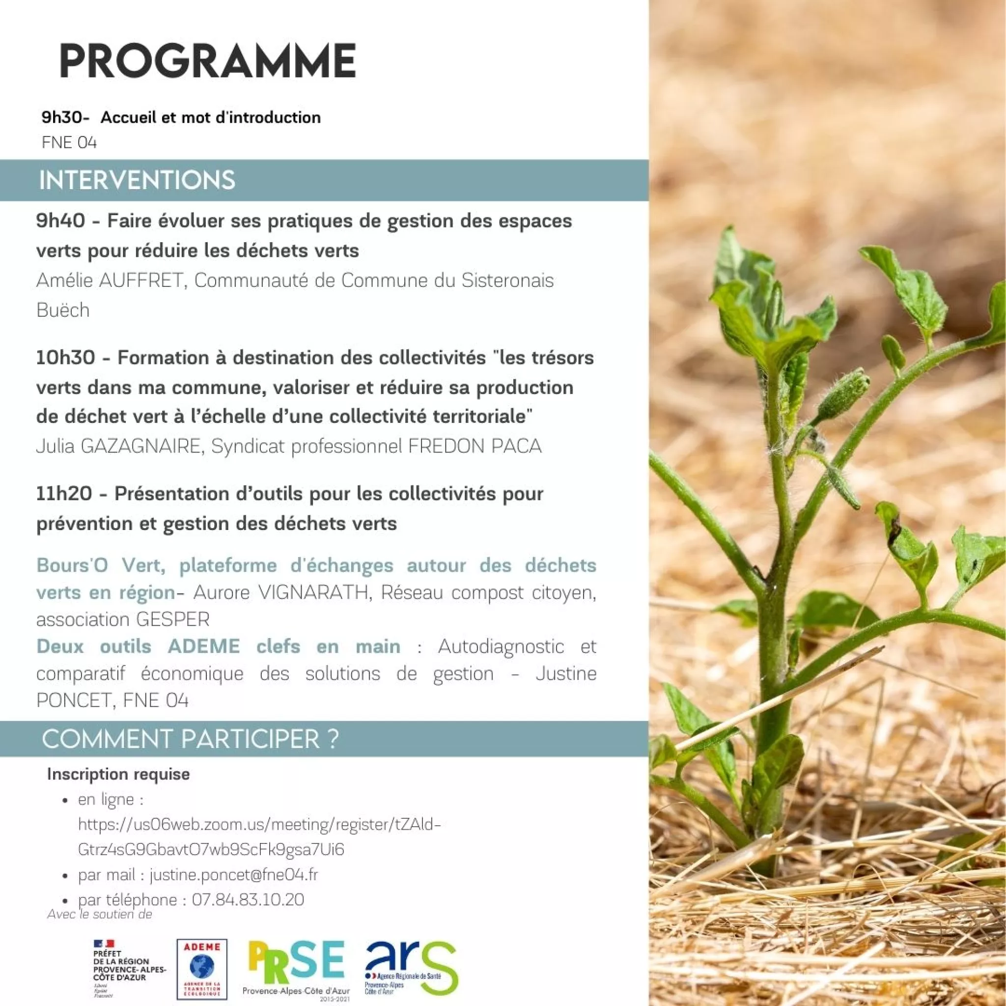 Programme webinaire déchets verts collectivités