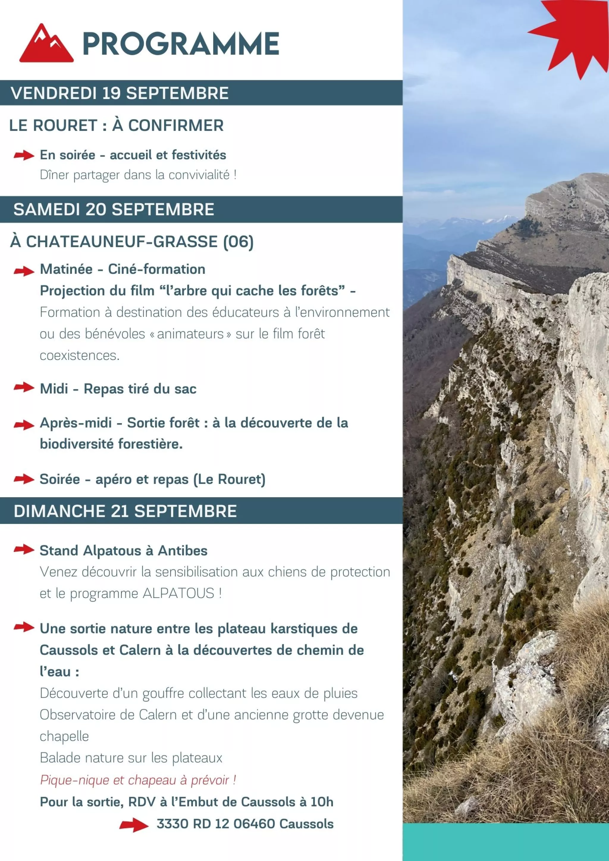 weekend réseau montagne