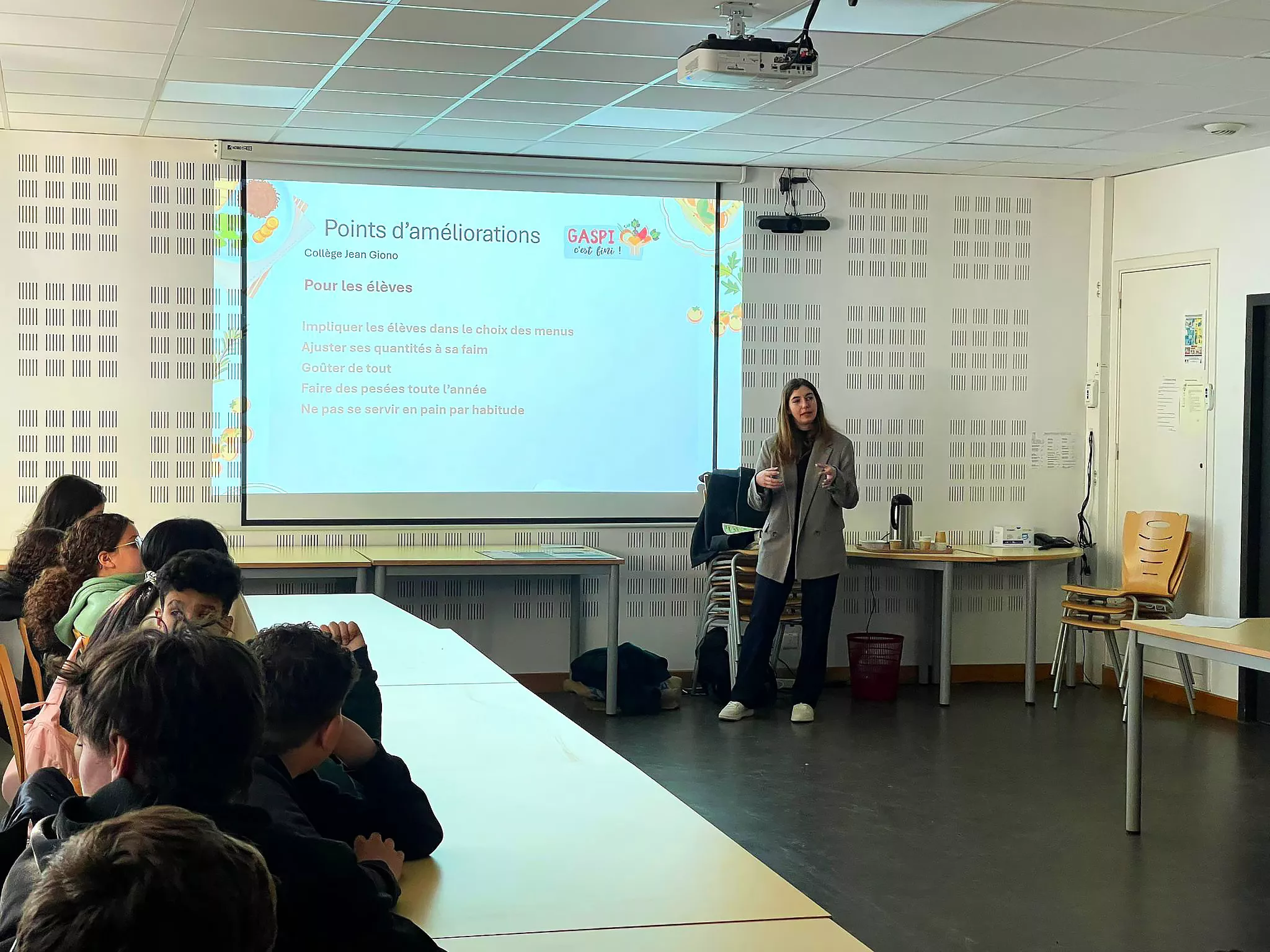 Animation au collège Jean-Giono, Manosque